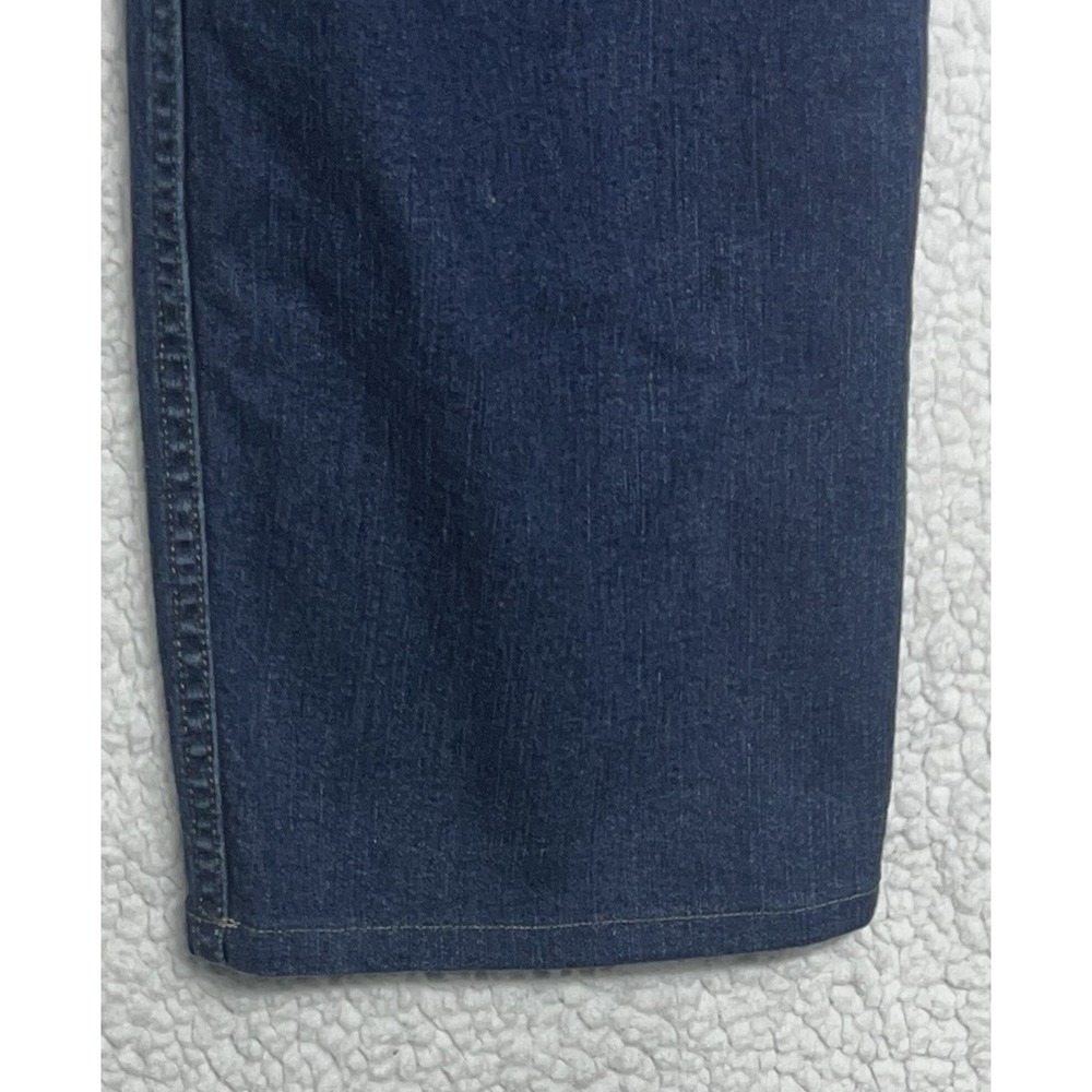 Levi's 505 Jeans Mens 40x30 Blue Regular Fit Straight Leg Dark Wash Denim (READ) - Picture 7 of 11